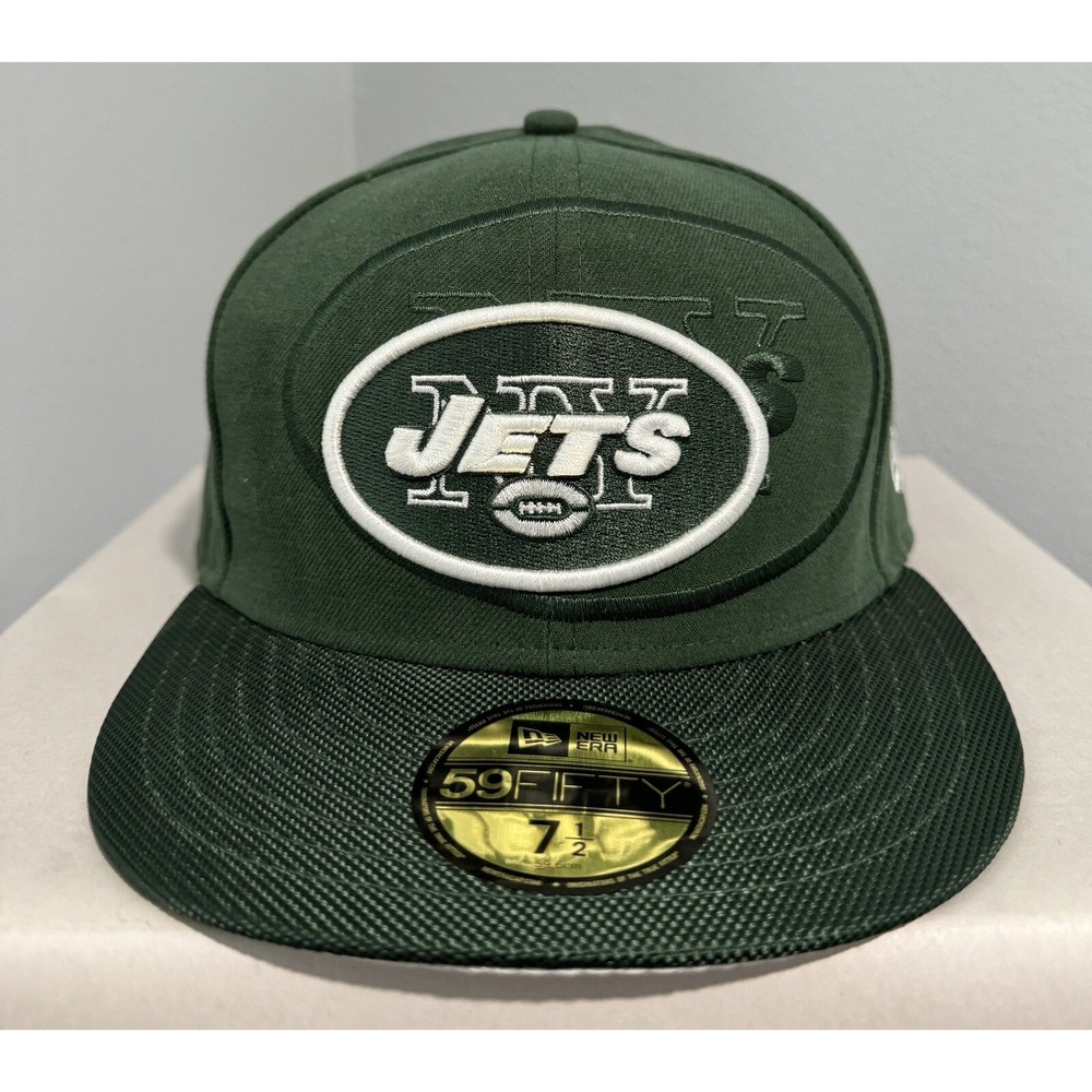 New York Jets NFL New Era‎ 59Fifty Fitted Hat Size 7 1/2 Football New